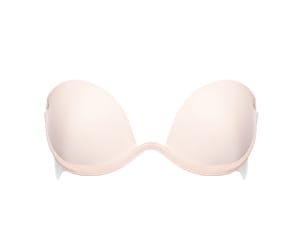 Strapless stick on bra