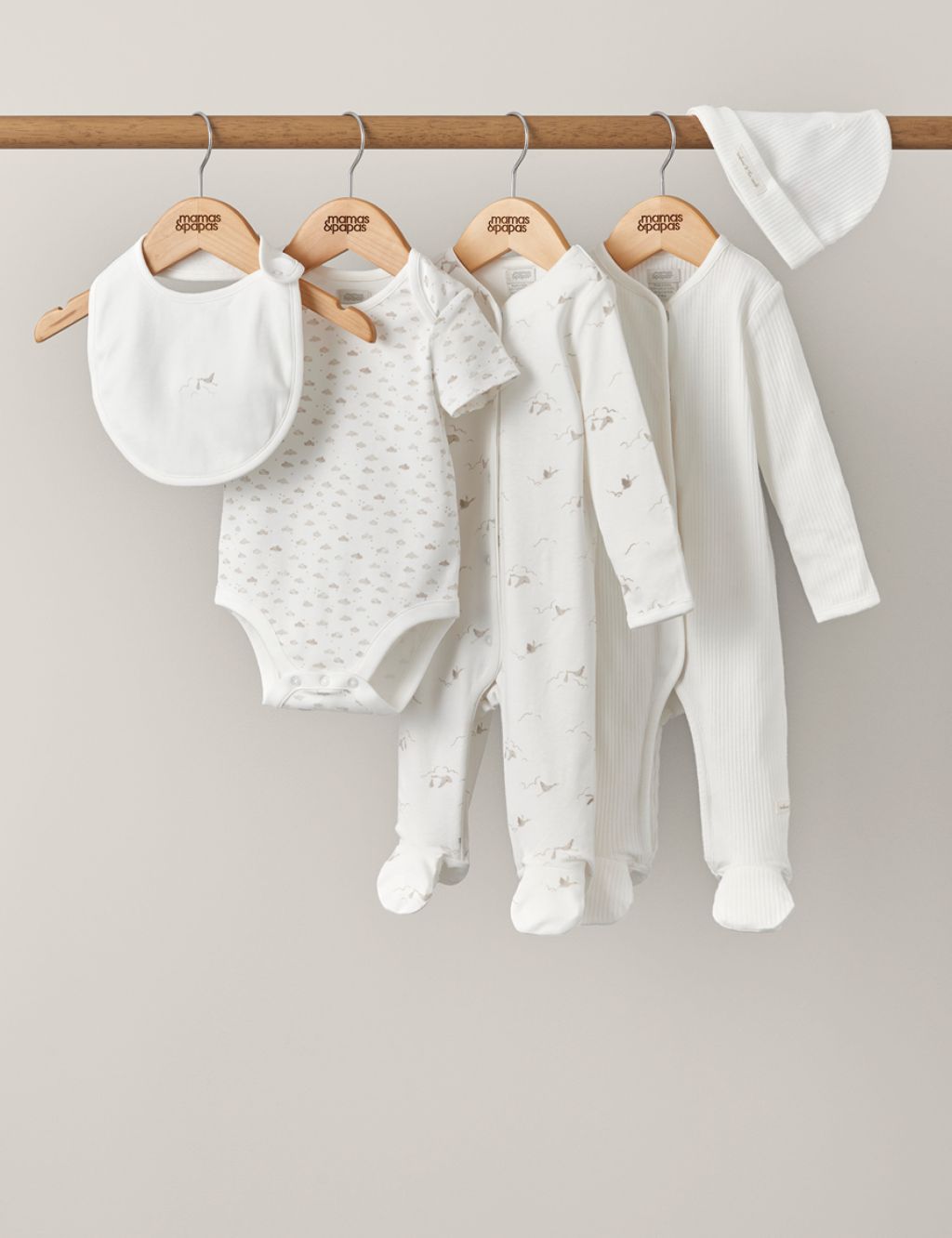 5pc Pure Cotton Patterned Starter Set (7lbs-9 Mths) 3 of 7