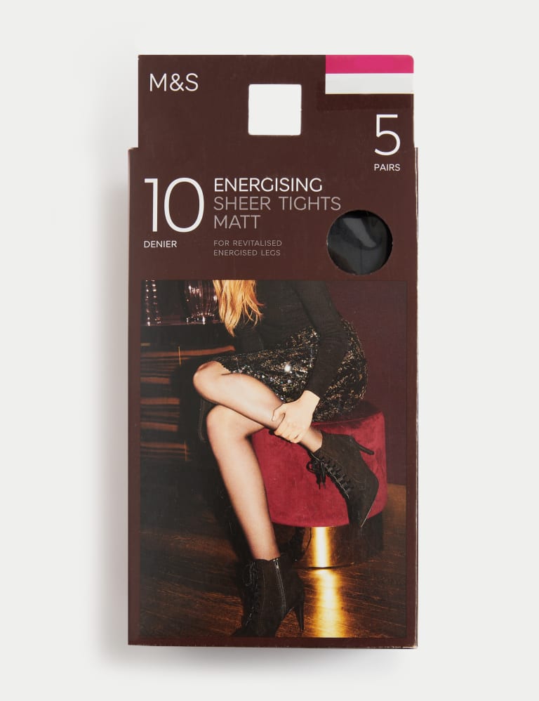 MARKS & SPENCER M&S 3pk 10 Denier Ladder Resist Matt Tights 2024