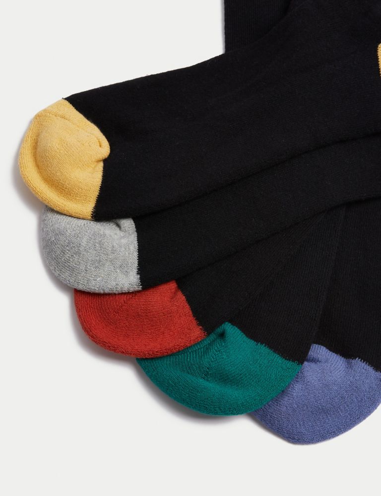 5pk Cool & Fresh™ Cotton Rich Cushioned Socks 2 of 2