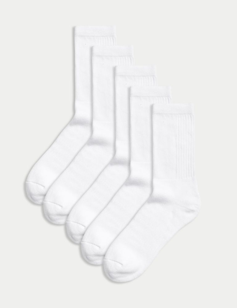5pk Cool & Fresh™ Cushioned Sports Socks 1 of 2