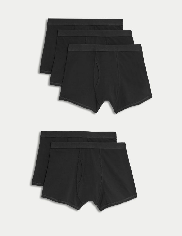 5pk Cotton Cool & Fresh™ Stretch Trunks 2 of 3