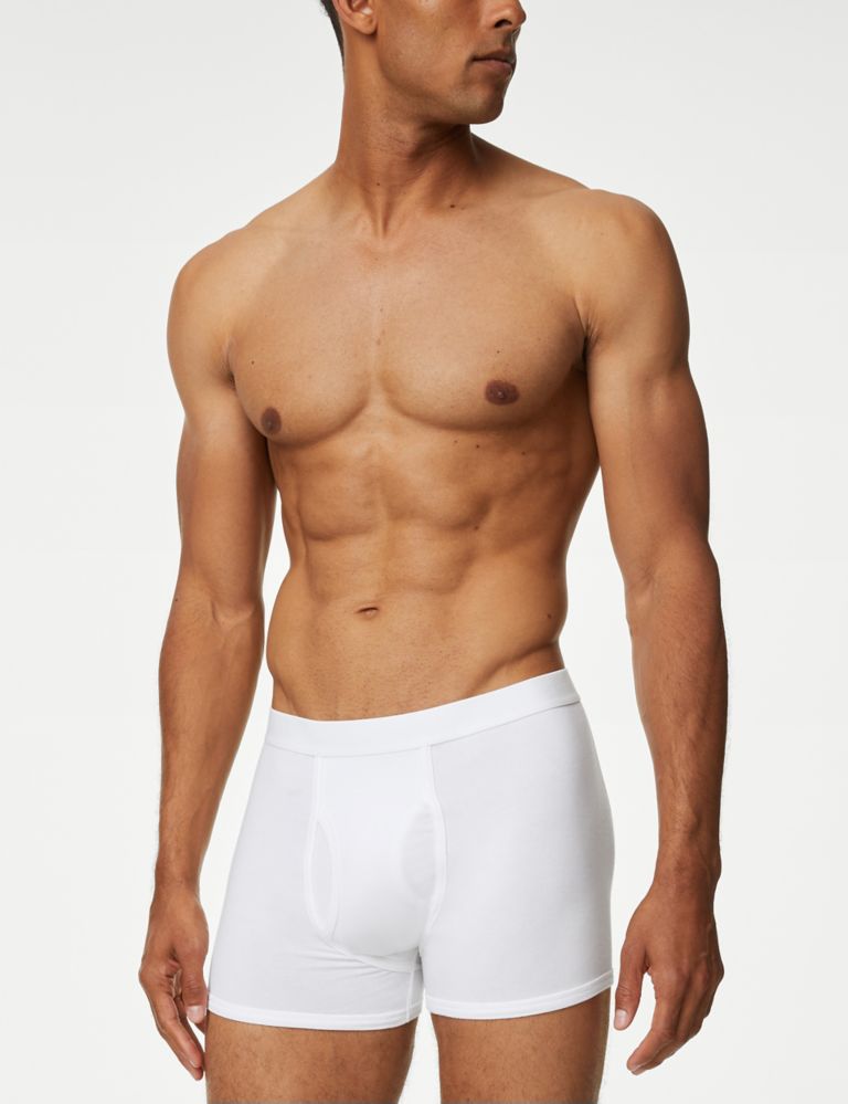 5pk Cotton Cool & Fresh™ Stretch Trunks 2 of 3