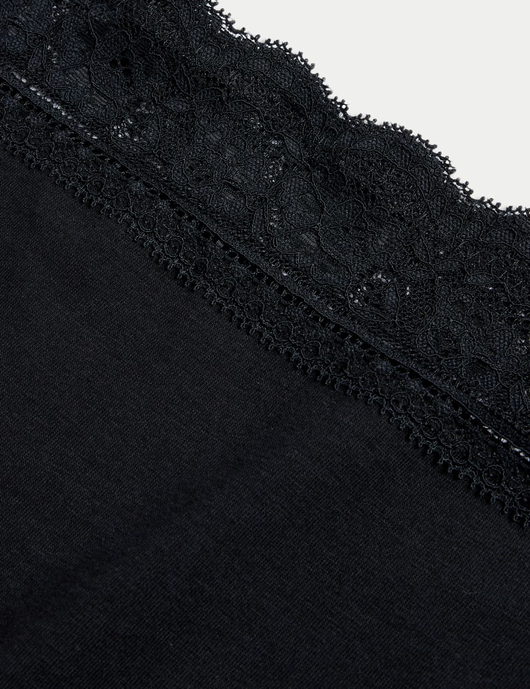 Black sales cotton lace