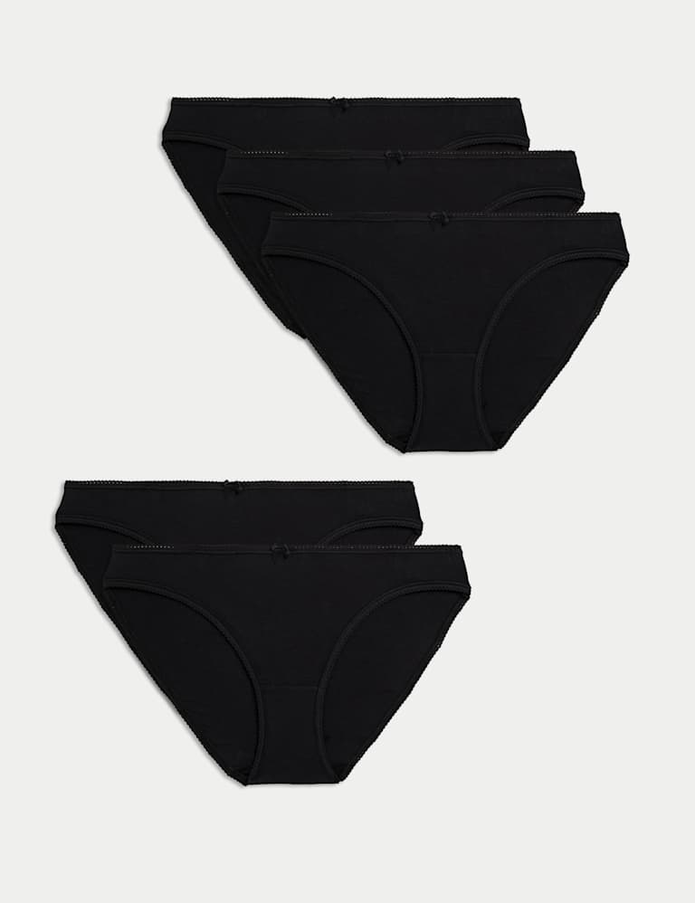 5pk No VPL Cotton Modal Bikini Knickers