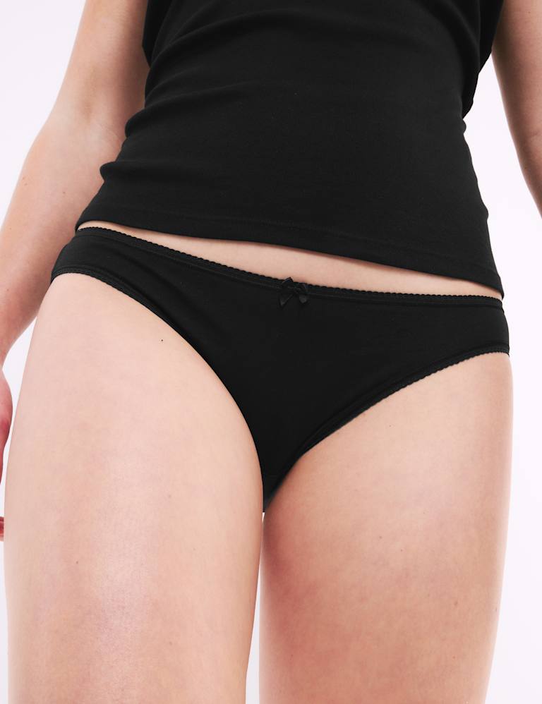5pk Cotton Lycra® Bikini Knickers M&S Collection M&S