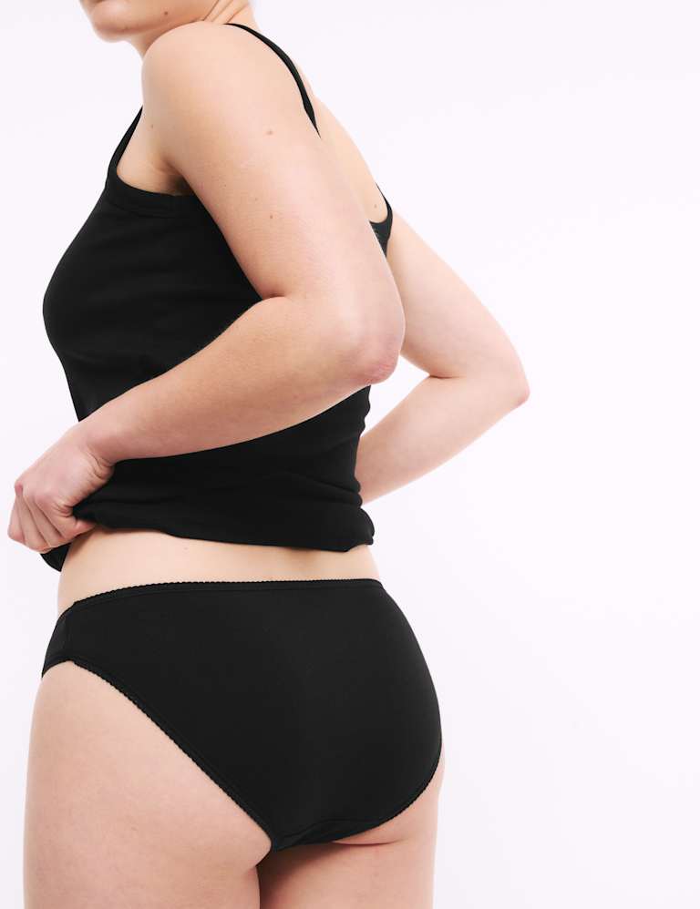 5pk Cotton Lycra Bikini Knickers M S Collection M S