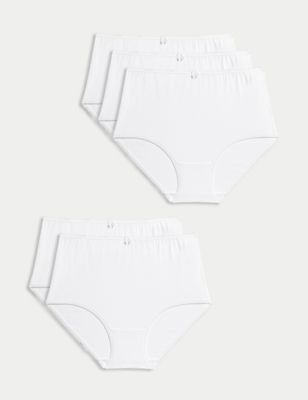 Juniors 5 Pk Classic Brief Panties - Multi