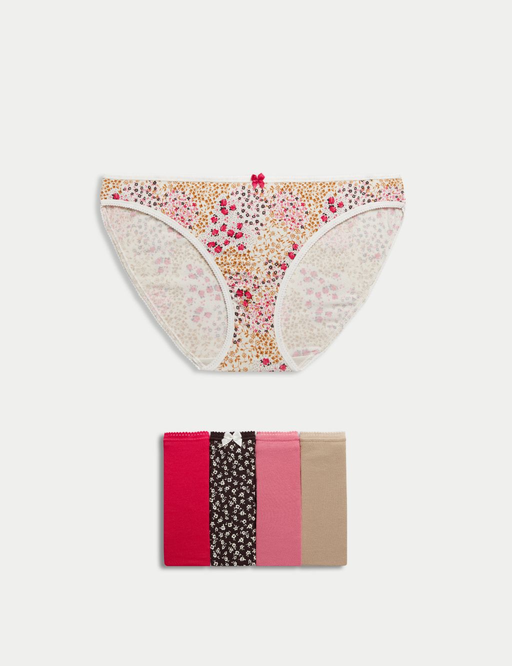 15.04% OFF on Marks & Spencer Knickers Women 5 Pack Cotton Lycra