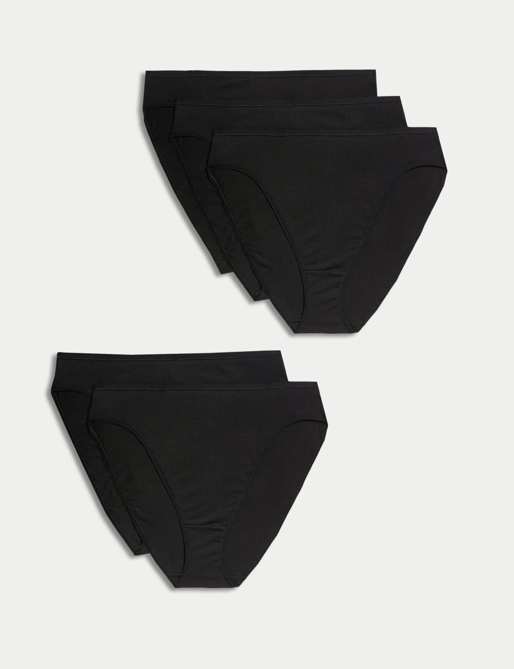 High waisted cotton knickers top
