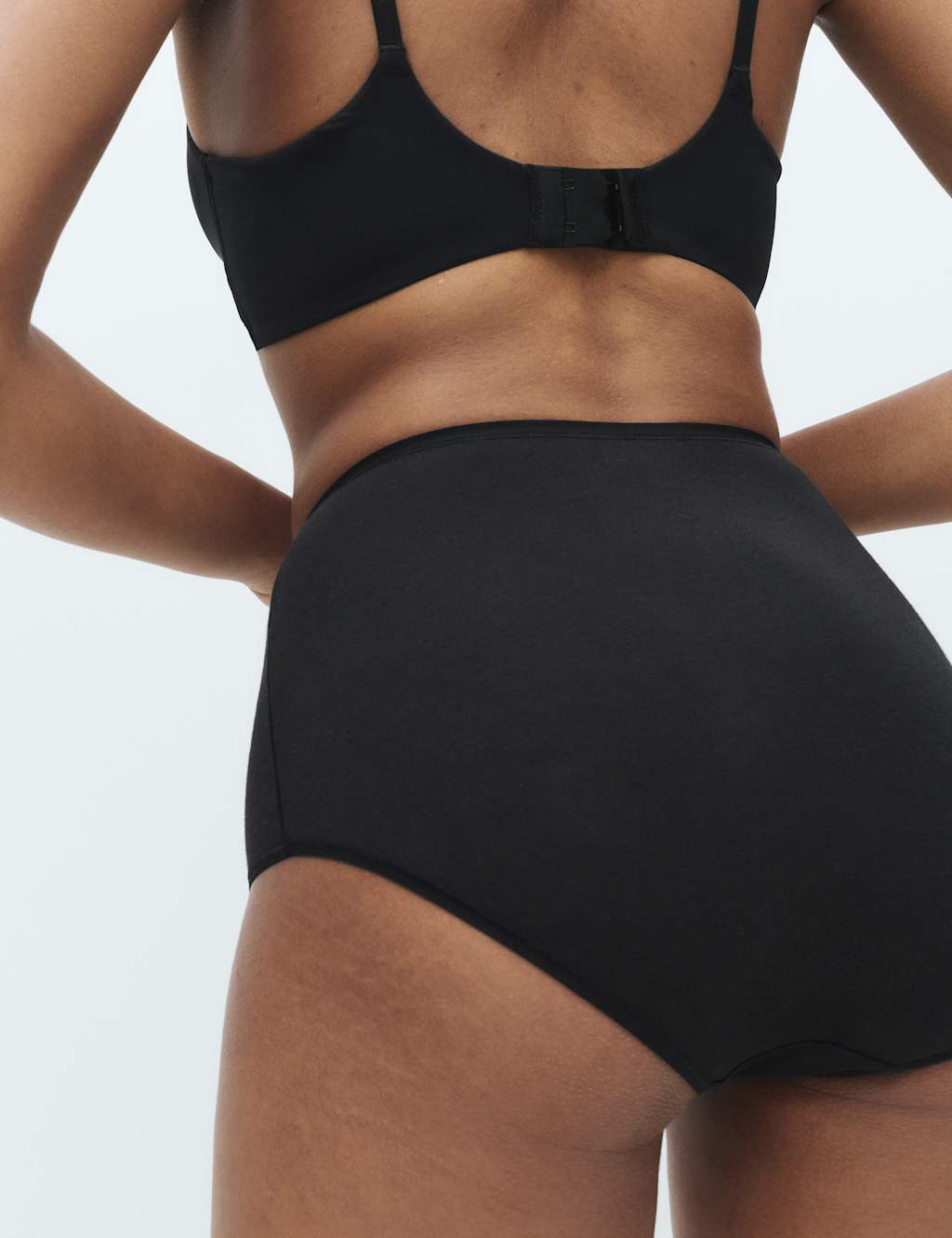 5pk Cotton Modal Rich No VPL Full Briefs M&S Collection M&S