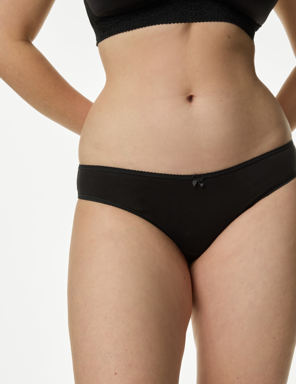 5pk Cotton Rich Brazilian Knickers M&S Collection M&S