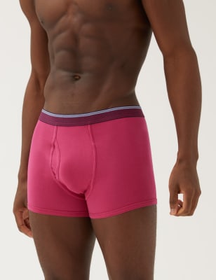 5pk Cotton Rich Cool & Fresh™ Trunks Image 2 of 3
