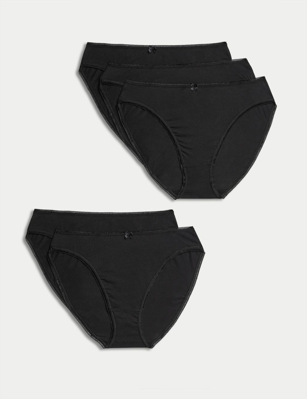High Leg Cotton Knickers For Women Printed Underwear Women