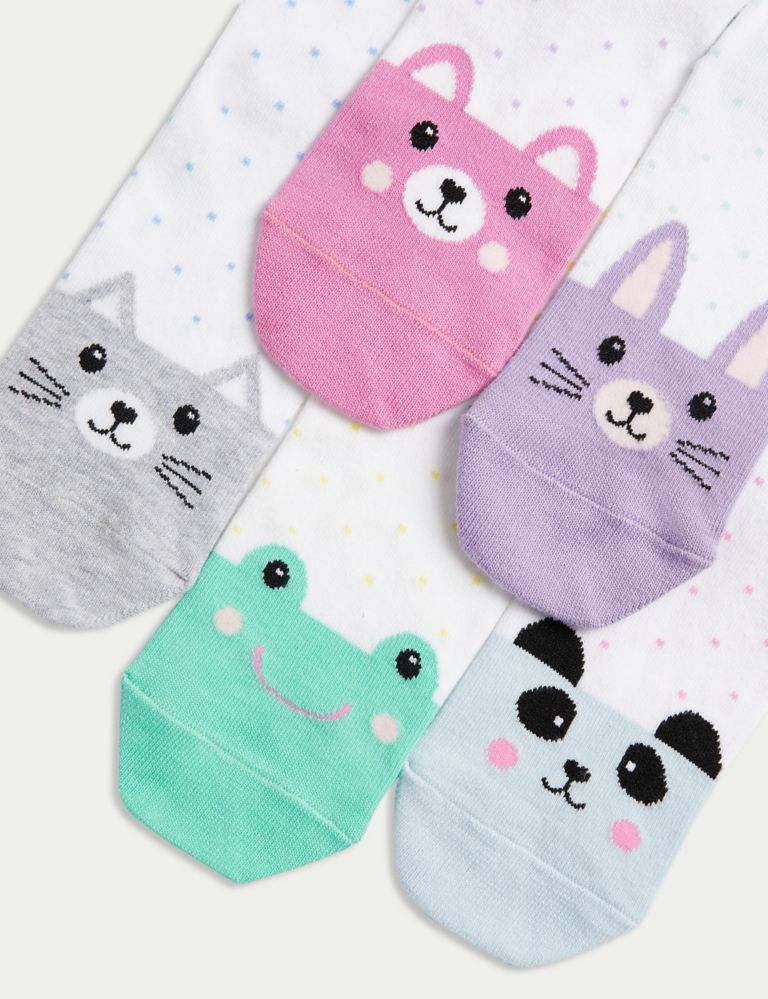 Buy Cottonique Ladies Cotton Rich Animal Design Socks 4-8 Online