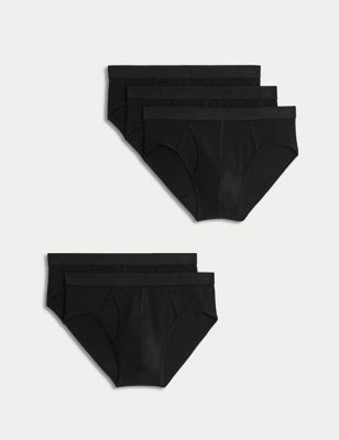 5pk Cotton Stretch Cool & Fresh™ Briefs Image 2 of 3