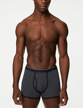 5pk Cotton Stretch Cool & Fresh™ Trunks Image 2 of 3