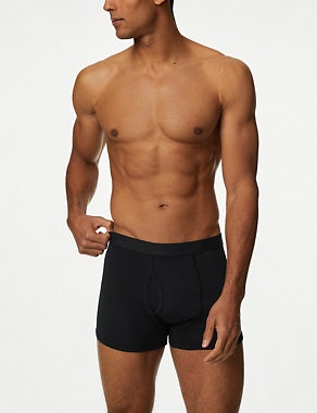5pk Cotton Stretch Cool & Fresh™ Trunks Image 2 of 3