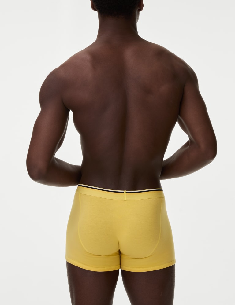 5pk Cotton Stretch Cool & Fresh™ Trunks 3 of 3