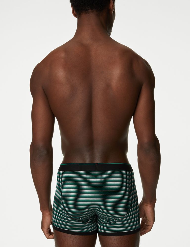 5pk Cotton Stretch Cool & Fresh™ Trunks 3 of 3