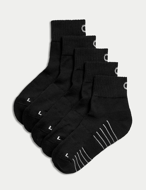 5pk Cushioned Sports Socks Image 1 of 2