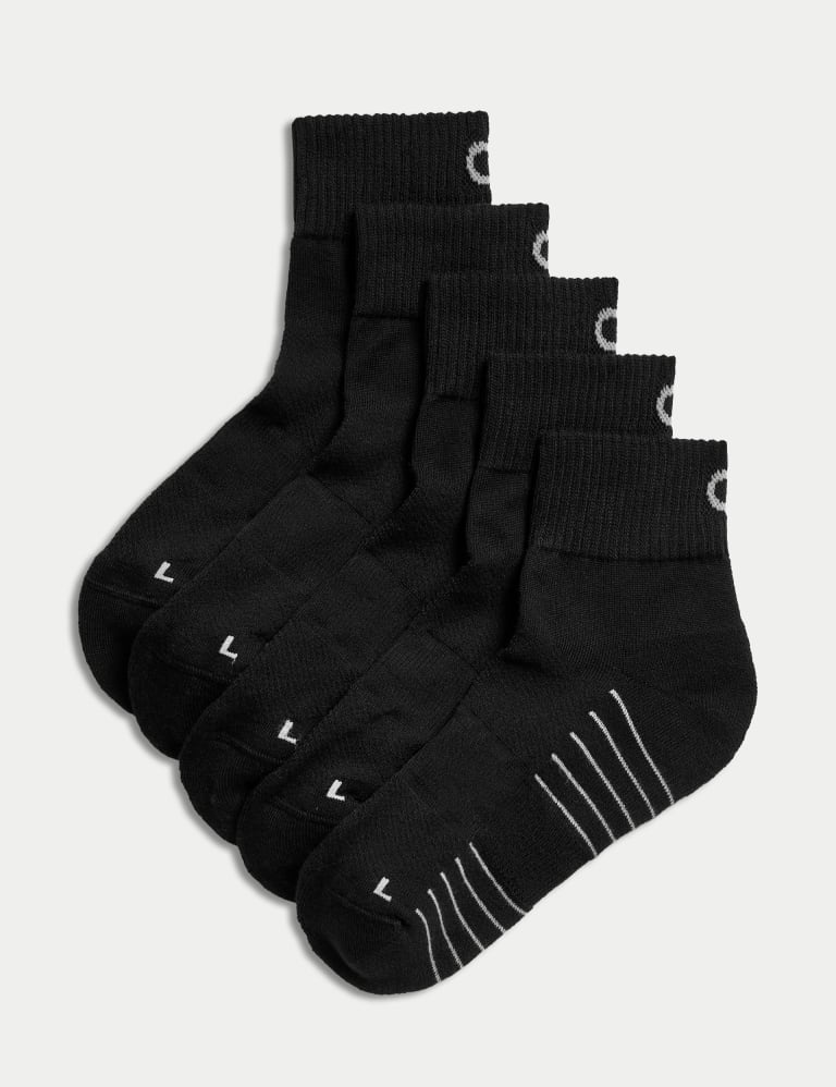 5pk Cushioned Sports Socks 1 of 2