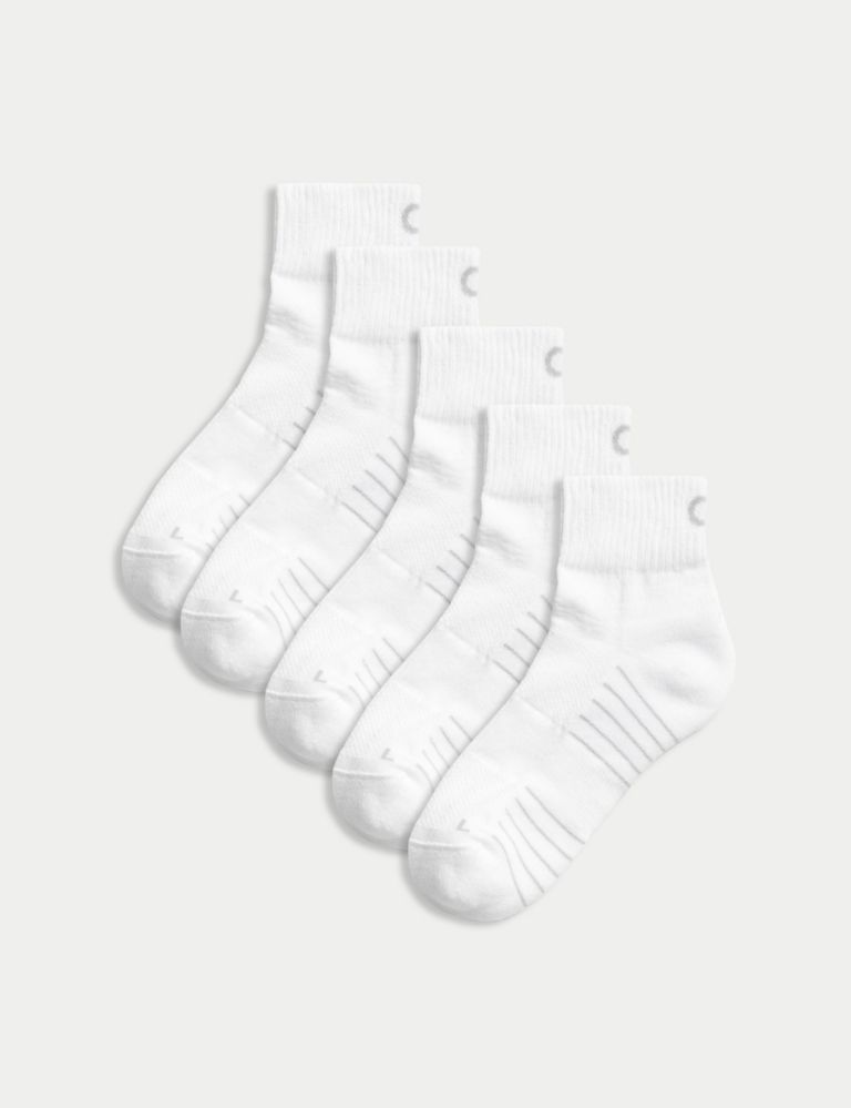 5pk Cushioned Sports Socks 1 of 2