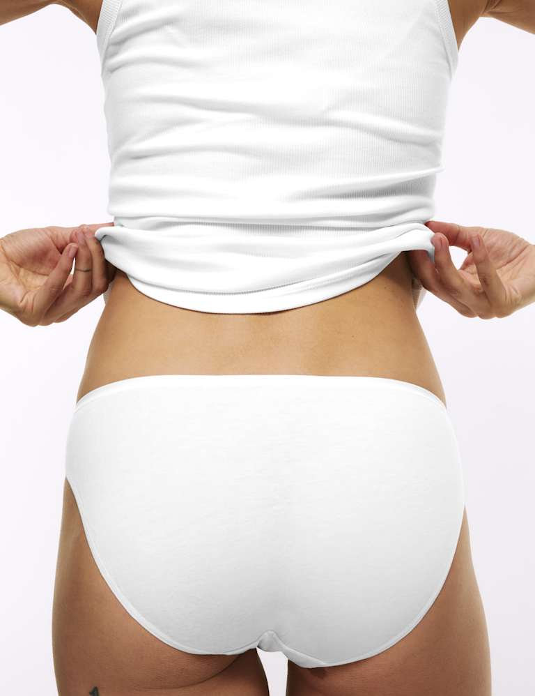 5pk No VPL Cotton Modal Bikini Knickers 2 of 6