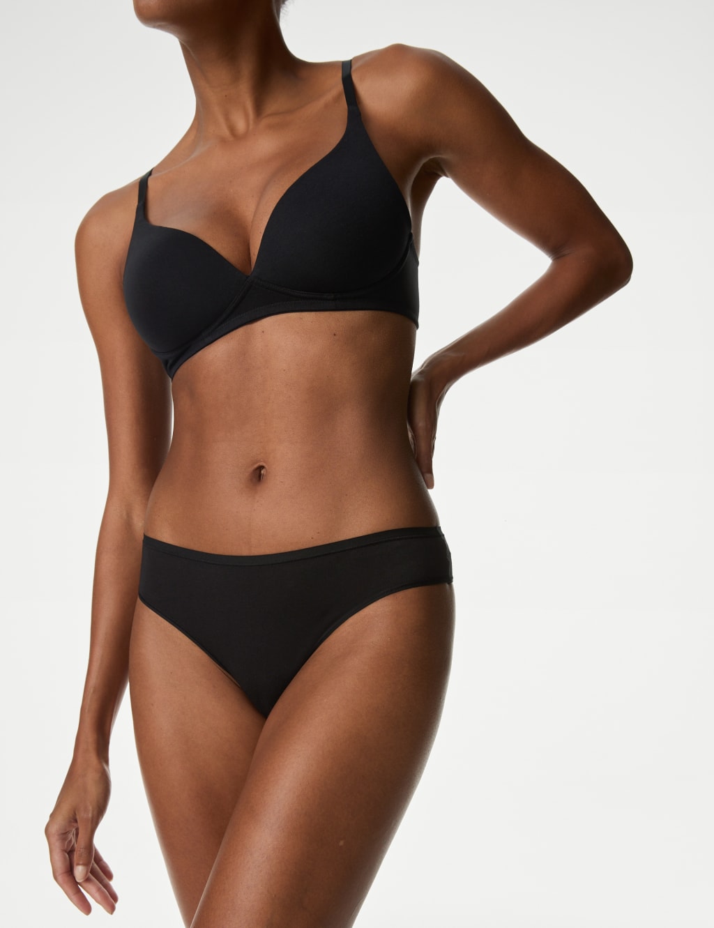 5pk No VPL Cotton Modal Brazilian Knickers 1 of 4
