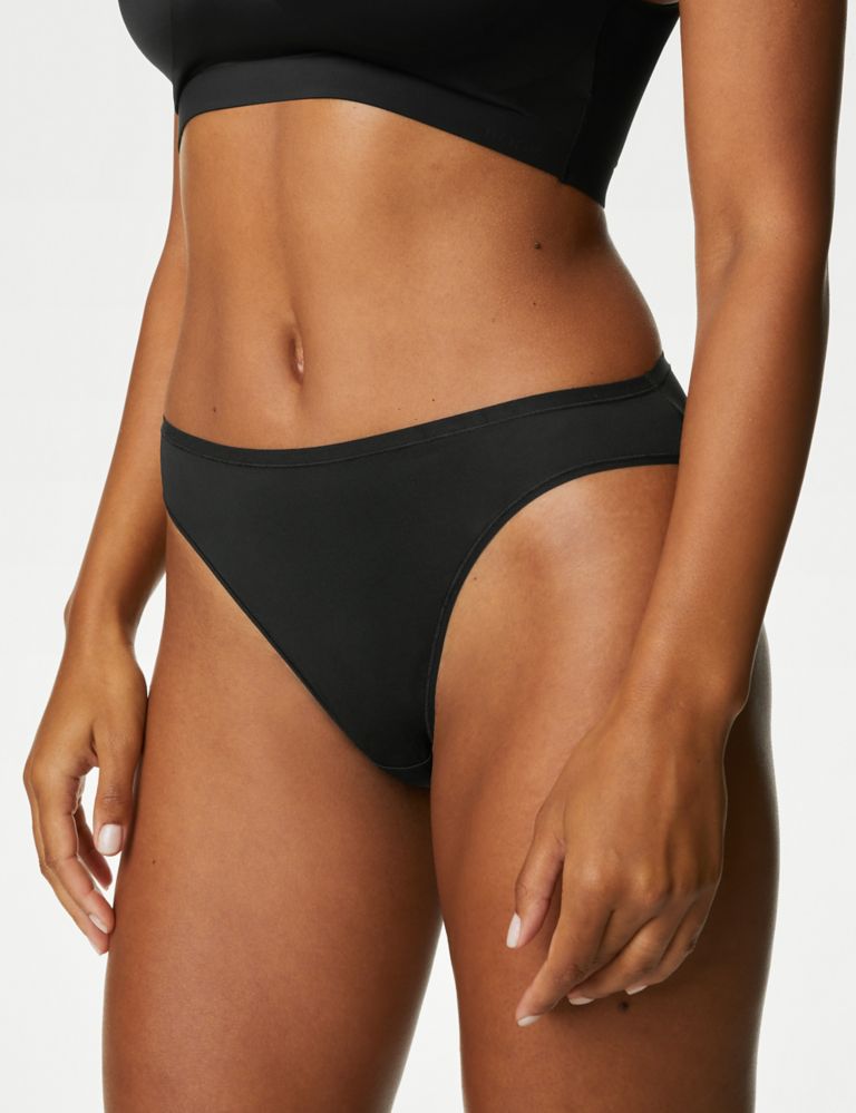 We Are We Wear Plus mix & match recycled high leg high waist thong