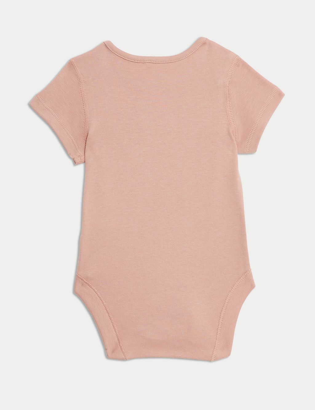 5pk Pure Cotton Bodysuits (0-3 Yrs) 2 of 4