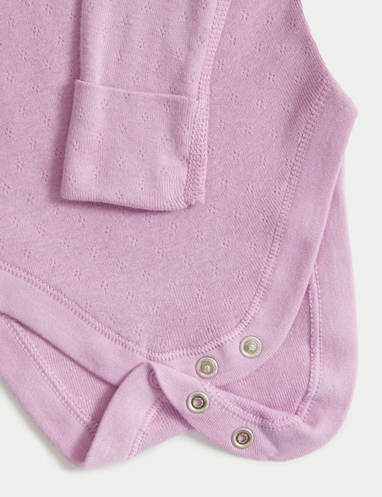 5pk Pure Cotton Bodysuits (0-3 Yrs) | M&S Collection | M&S