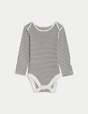 5pk Pure Cotton Bodysuits (6½lbs-3 Yrs) Image 2 of 5