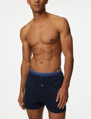 5pk Pure Cotton Cool & Fresh™ Jersey Boxers Image 2 of 3