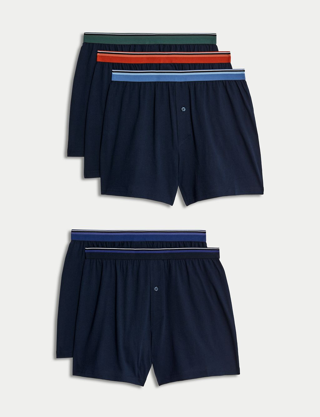 5pk Pure Cotton Cool & Fresh™ Jersey Boxers 3 of 3