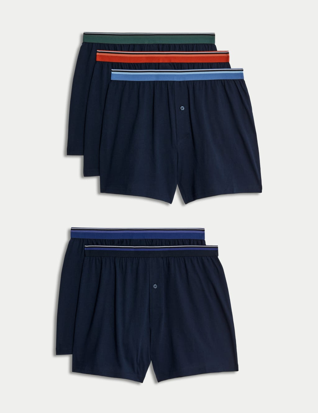 5pk Pure Cotton Cool & Fresh™ Jersey Boxers 3 of 3