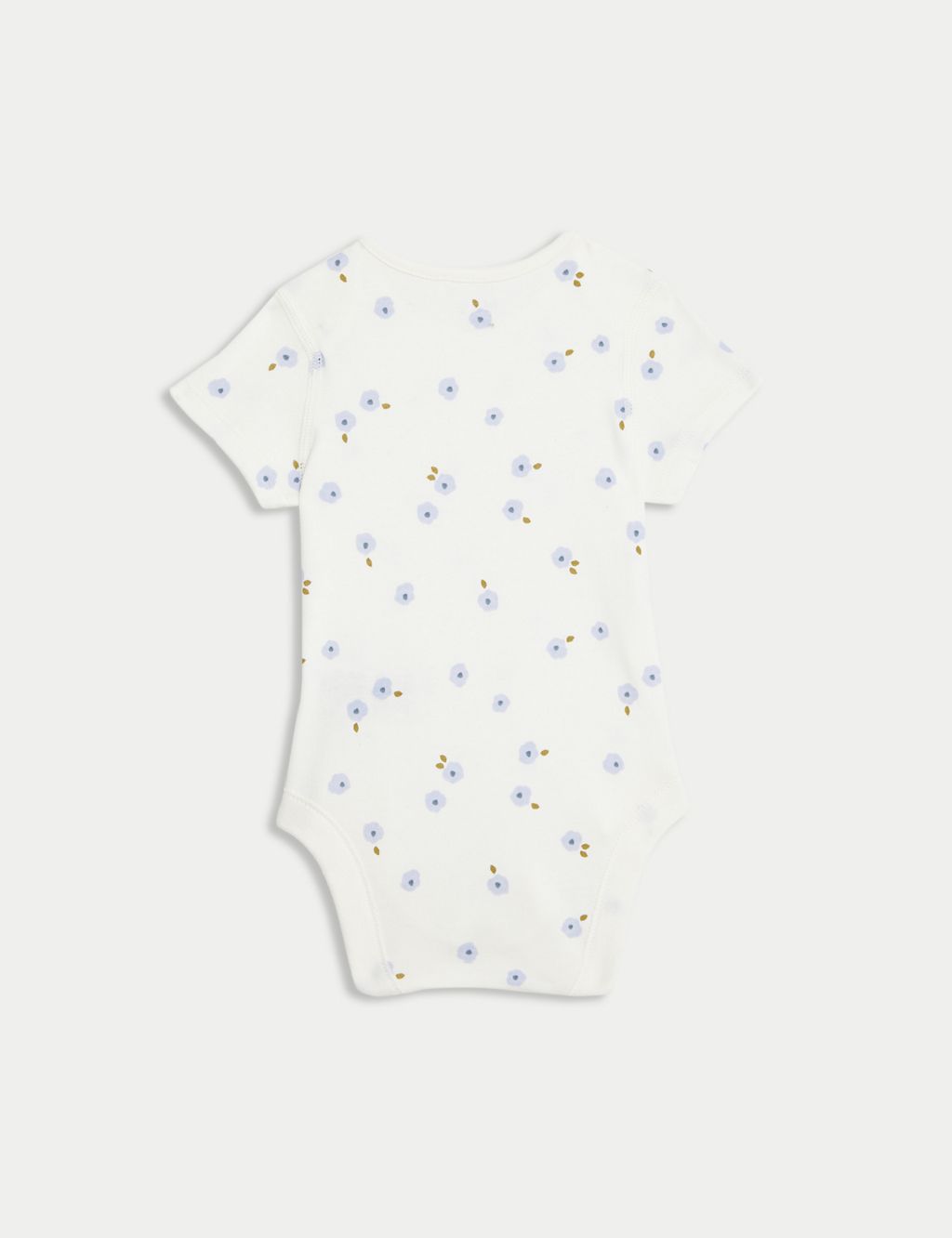 5pk Pure Cotton Floral Bodysuits (6½lbs-3 Yrs) 2 of 4