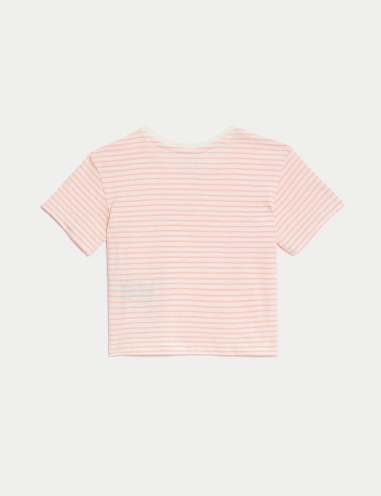 5pk Pure Cotton Plain & Striped T-Shirts (0-3 Yrs) 3 of 4