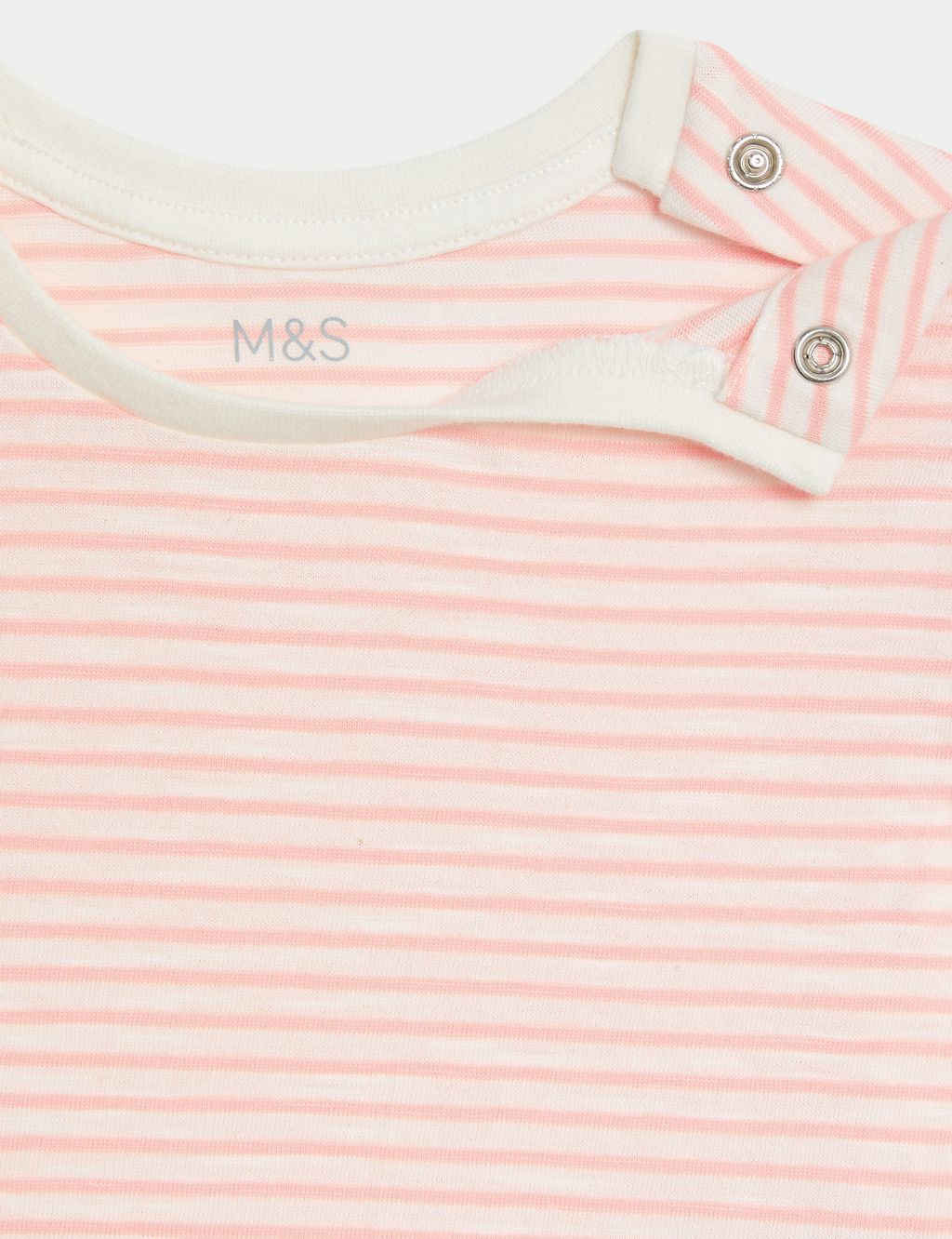 5pk Pure Cotton Plain & Striped T-Shirts (0-3 Yrs) 4 of 4