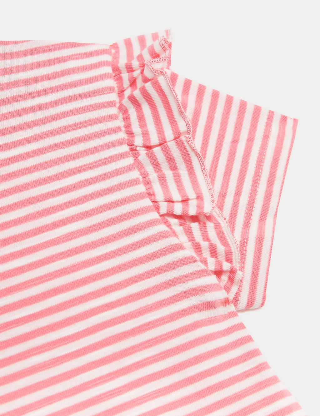 5pk Pure Cotton Plain & Striped Tops (0-3 Yrs) 4 of 4