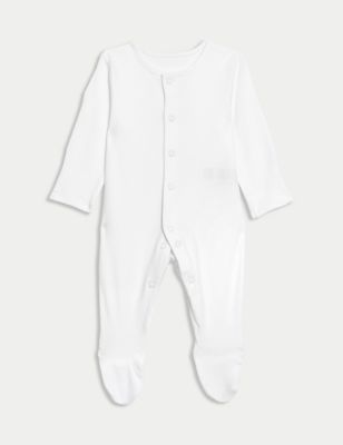 5pk Pure Cotton Sleepsuits (5lbs-3 Yrs) Image 2 of 9