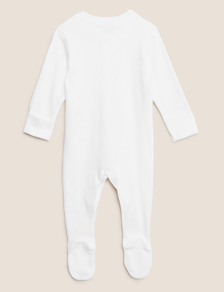 5pk Pure Cotton Sleepsuits (5lbs-3 Yrs) 9 of 12