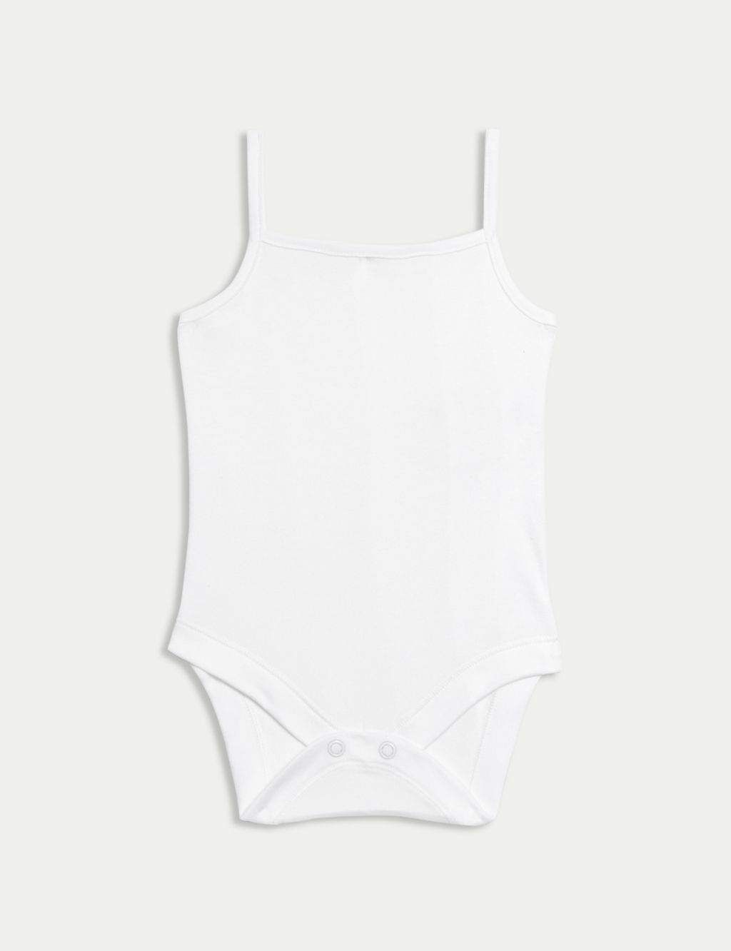 5pk Pure Cotton Strappy Bodysuits (6½lbs-3 Yrs) 2 of 9