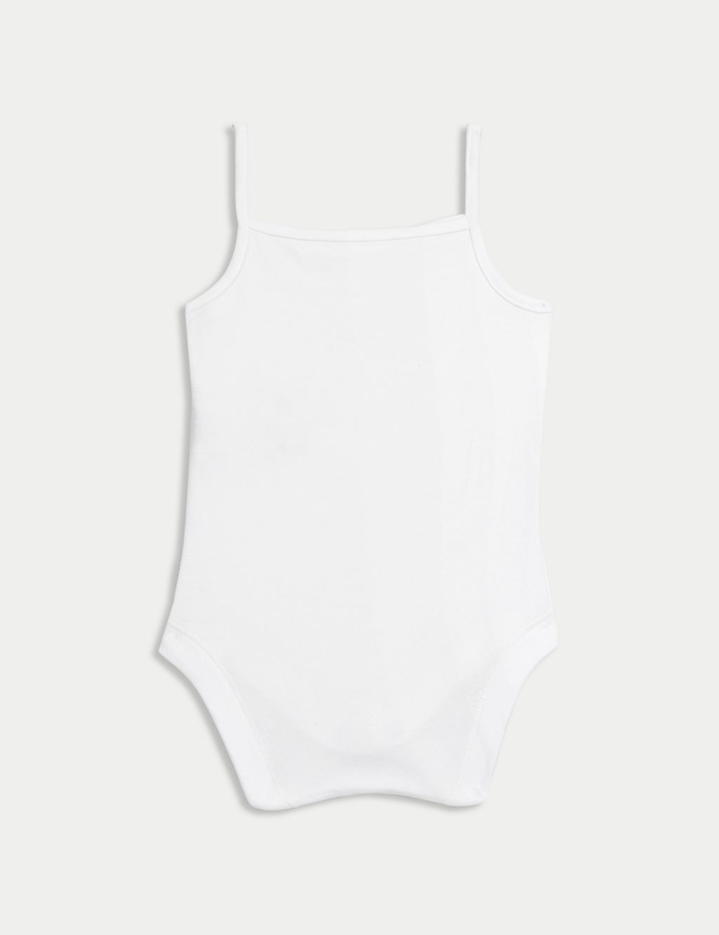 5pk Pure Cotton Strappy Bodysuits (6½lbs-3 Yrs) 8 of 9