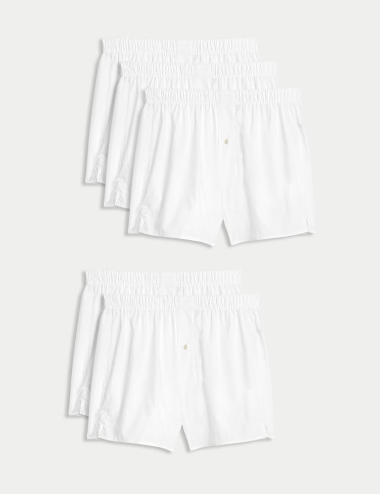 Marks and spencer cotton boxer shorts sales