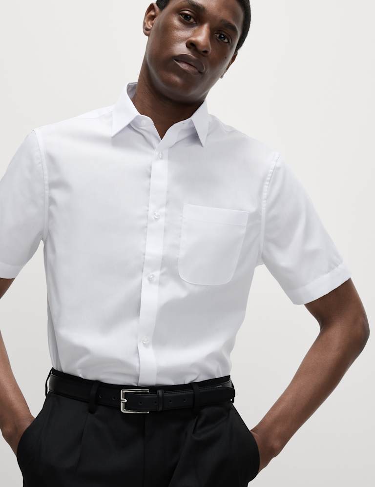 Short sleeve sale shirts m&s