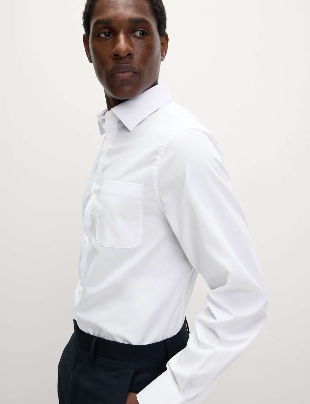 5pk Regular Fit Long Sleeve Shirts M&S Collection M&S