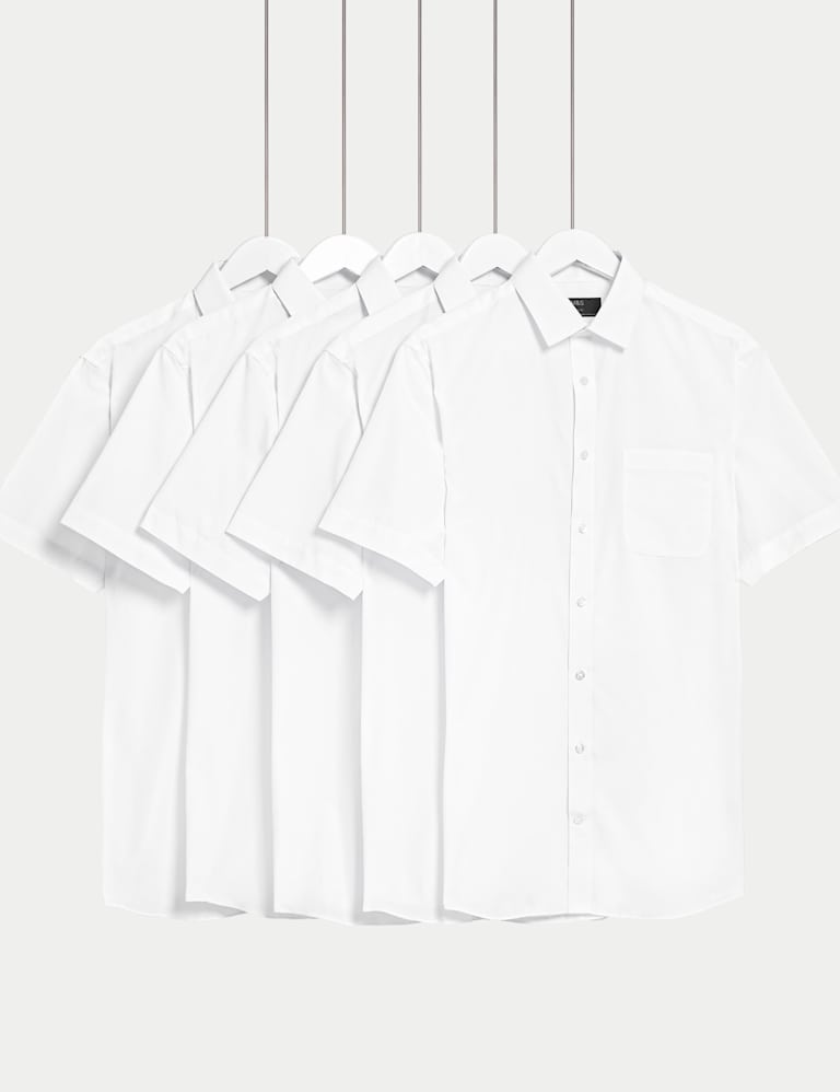 5pk Regular Fit Short Sleeve Shirts