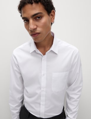 difference between slim fit and tailored fit shirts m&s