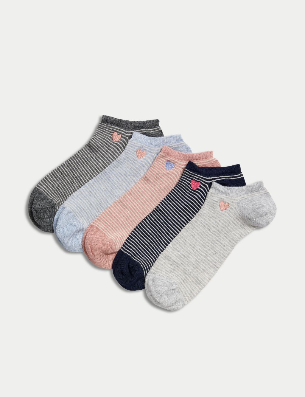 5pk Sumptuously Soft Trainer Liners™, M&S Collection